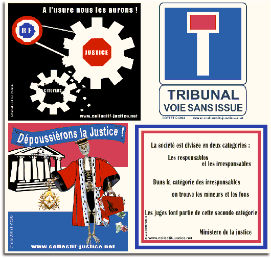 Logos et Autocollants de Collectif Justice